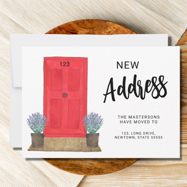 Nytt adress meddelande om Flytta av ytterdörr (Skapare uppladdad)