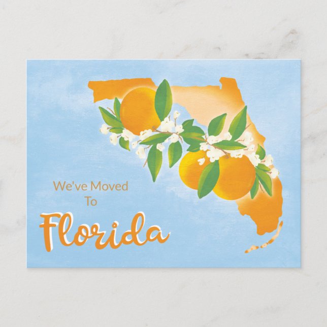 Nytt adress meddelande om Flytta i delstaten Flori (Framsida)