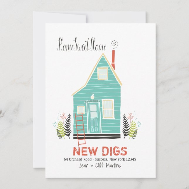 Nytt adress meddelande om hemmet (Framsida)