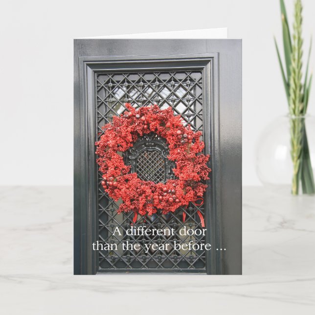 Nytt adress meddelande om julkort (Framsida)