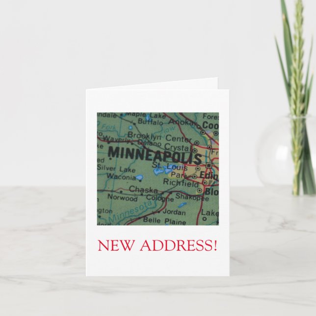 Nytt adress meddelande om Minneapolis (Framsida)