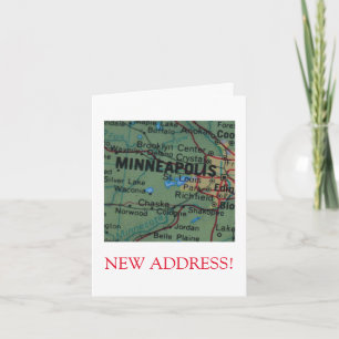 Nytt adress meddelande om Minneapolis
