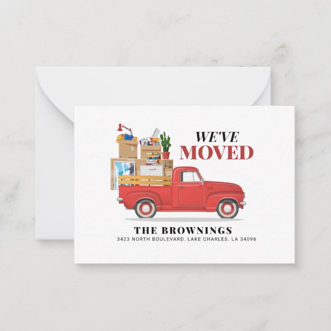 Nytt adress meddelande om vi har flyttat (Framsida)