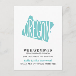NYTT ADRESS nytt hem för OREGON Vi har flyttat Vykort