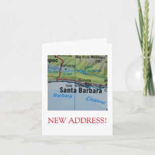 Nytt adress tillkännagivande av Santa Barbara Meddelande