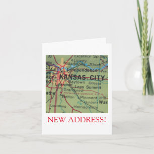 Nytt adress tillkännagivande från Kansas City Meddelande