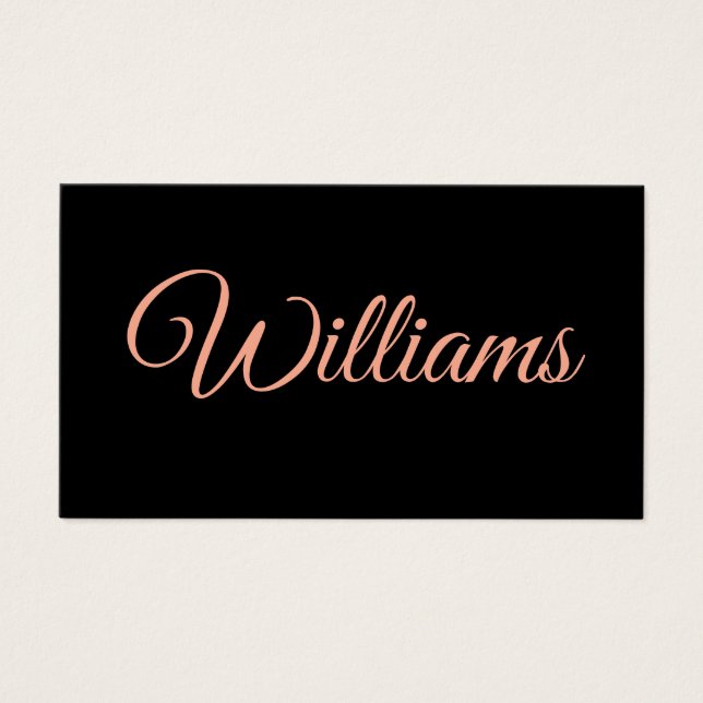 Nytt adress uppehållskort för Dusty Ro Visitkort (Framsidan)