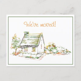 Nytt adress vykort för meddelande i färg