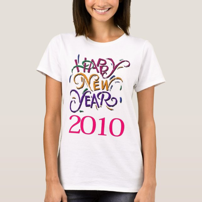 Nytt år 2010 tee shirt (Framsida)