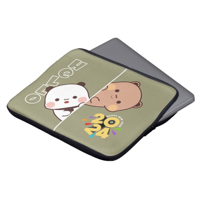 Nytt år 2024 | 13 tum laptop fodral (Framsida topp)