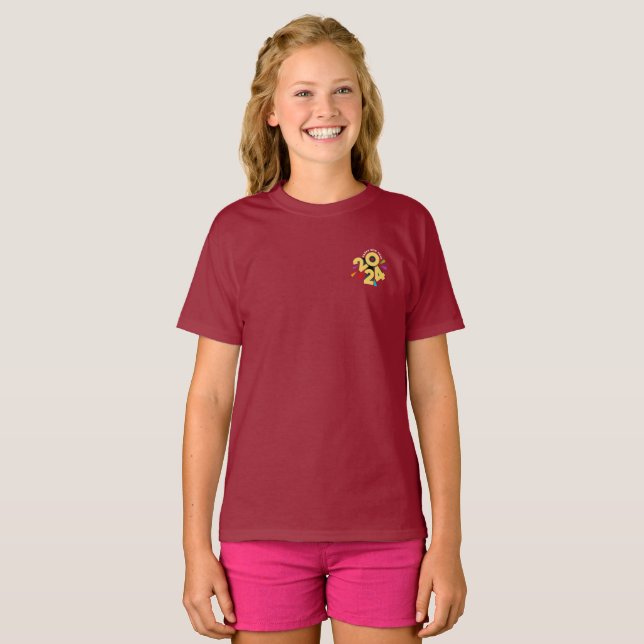 Nytt år 2024 | Barn T Shirt (Hel framsida)