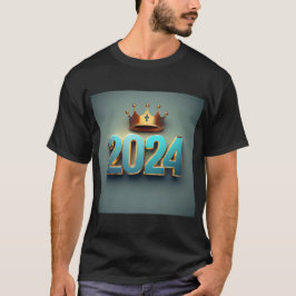 Nytt år 2024 Firande - Lycklig 2024-utformning T Shirt