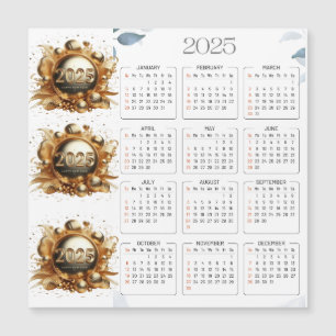 Nytt år 2025-kalender för henne