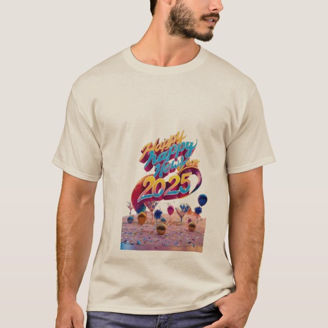 Nytt år 2025 t shirt (Framsida)