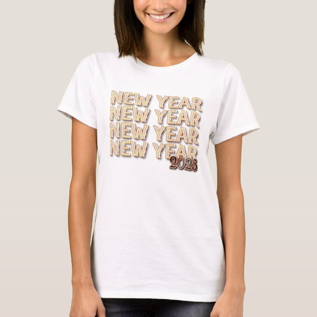 Nytt år 2025 t shirt (Framsida)