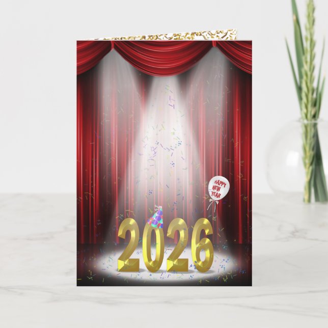 Nytt år 2026 på scenen i kastljus kort (Framsida)