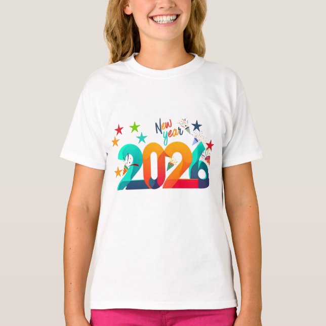 nytt år 2026 t shirt (Framsida)
