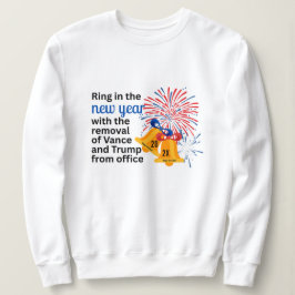 Nytt år Anti-Trump Riksrätt Avlägsna 2026 Politisk T Shirt