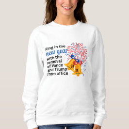 Nytt år Anti-Trump Riksrätt Avlägsna 2026 Politisk T Shirt