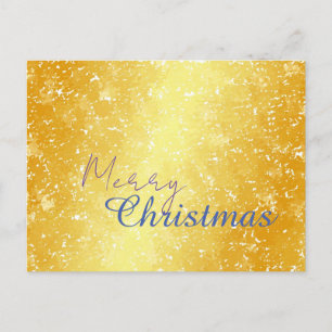 Nytt år för familjemeddelandet guld Färg God jul Helg Vykort