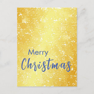 Nytt år för familjemeddelandet guld Färg God jul Vykort
