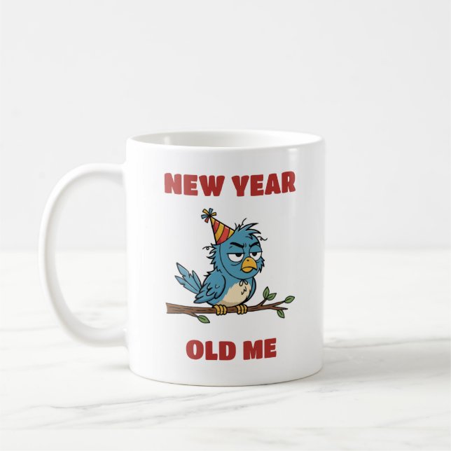 Nytt år, gammal jag kaffemugg (Vänster)