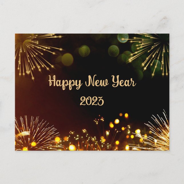 Nytt år helg vykort (Framsida)