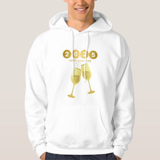 nytt år hoodie (Framsida)