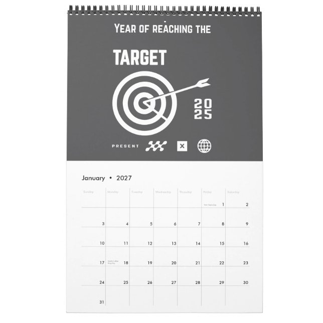 nytt år kalender (Jan 2027)