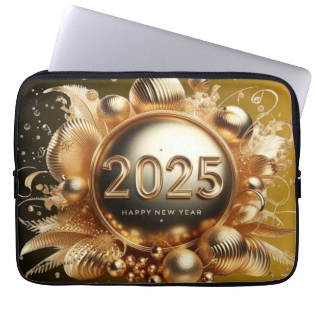 nytt år laptop fodral (Framsidan)