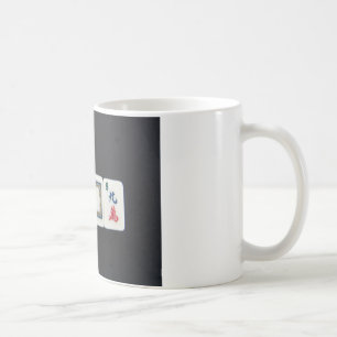 nytt år mah-jongg kaffemugg