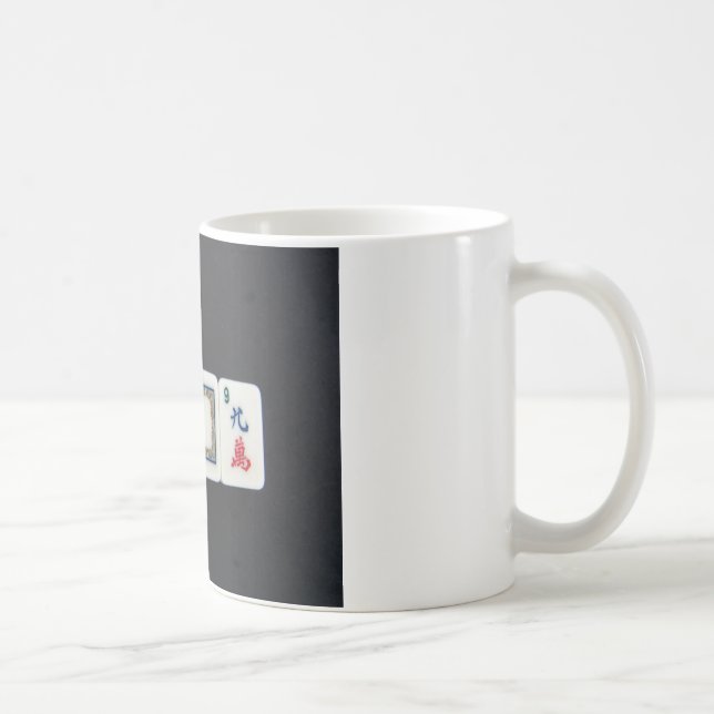 nytt år mah-jongg kaffemugg (Höger)