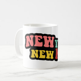 Nytt år, New Me Mugg