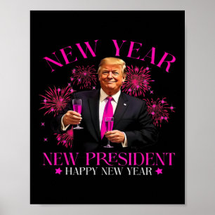 Nytt år Ny president Gott nytt år 2025  Poster