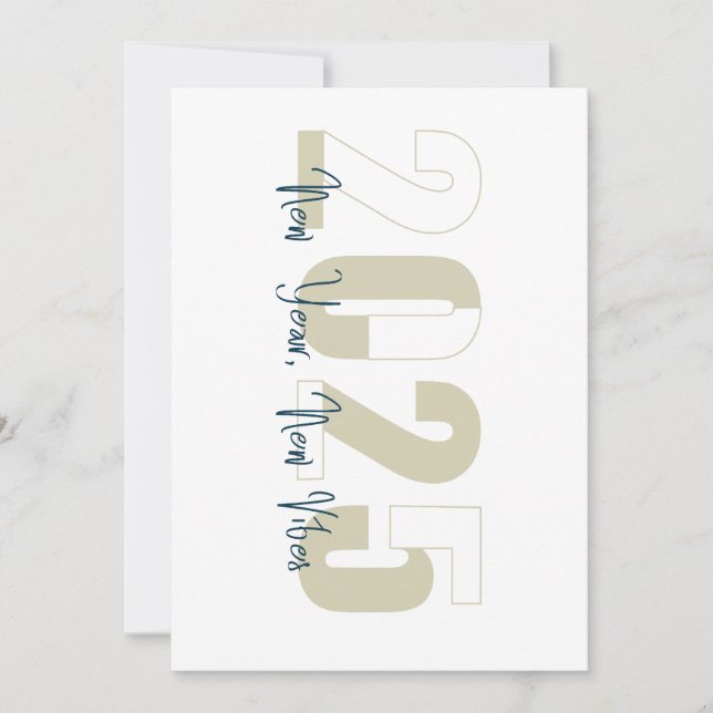 Nytt år, ny vib inbjudningar (Framsida)