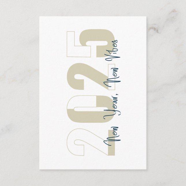 Nytt år, ny vib tilläggskort (Framsida)