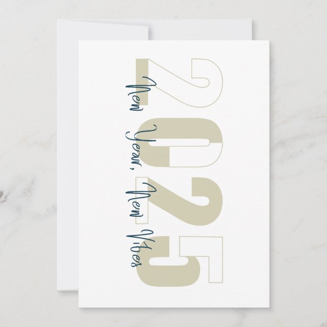 Nytt År, Ny Vibb Julkort (Framsida)