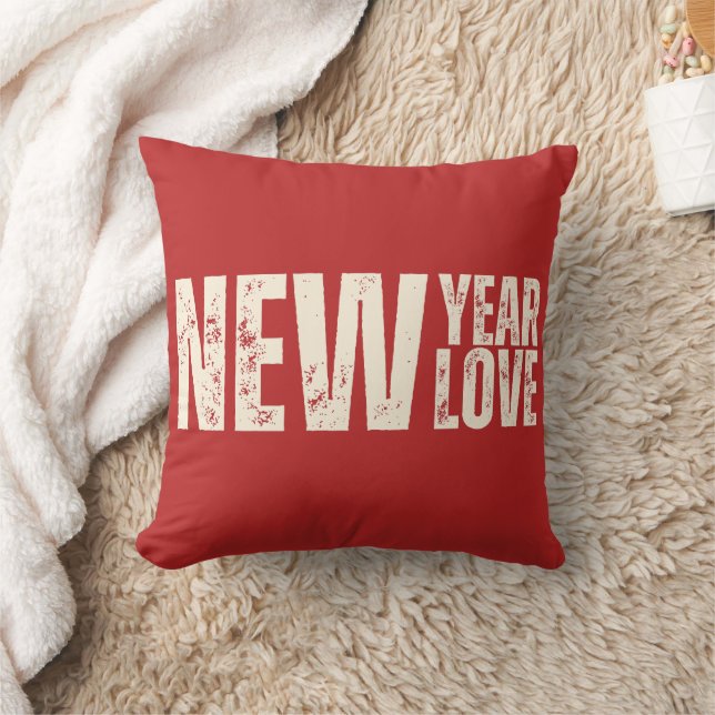 Nytt år Nya Kärlek 2024 Kudde (Filt)