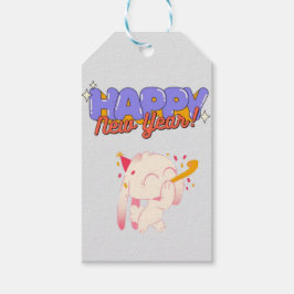 "Nytt år, nya vibes" Presentetikett