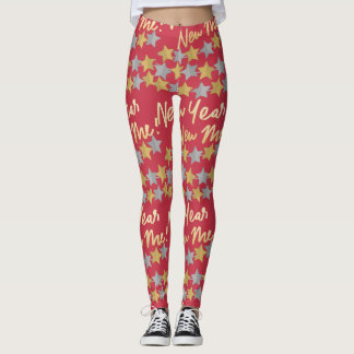 Nytt år Nytt Jag, Gott nytt år 2025 Festlig Leggings