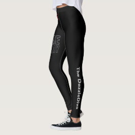 Nytt år, nytt mig, nytt säng! Girl Power Skull Bla Leggings