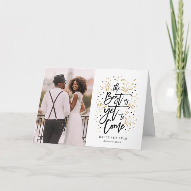 Nytt år önskas| Fyrverkerier| Mottagningskort Helgkort (Framsida)