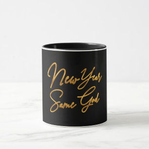 Nytt år samma Gud Mugg