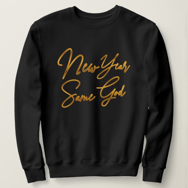 Nytt år samma Gud T Shirt (Design framsida)