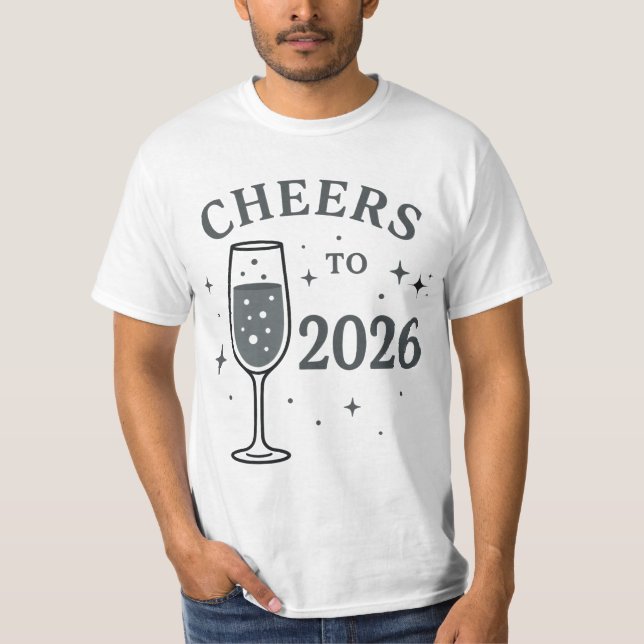 nytt år t shirt (Framsida)