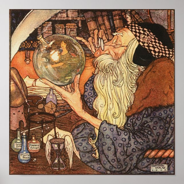 Nytt års antik Far-tid Poster (Framsidan)