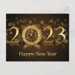 Nytt års Fireworks-Helgdag Helg Vykort