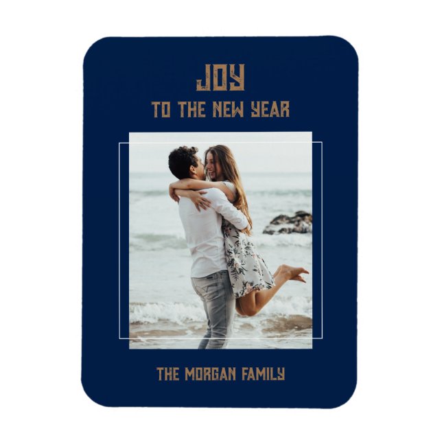 Nytt års flexibla fotomagnet magnet (Vertikal)