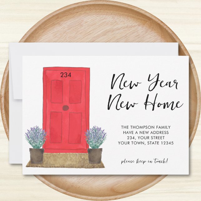 Nytt års Flytta i hemmet Meddelande (Skapare uppladdad)