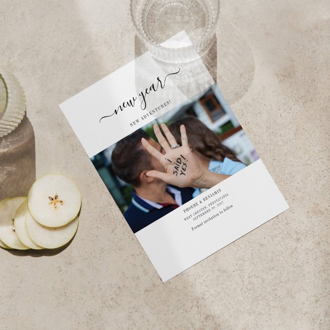 Nytt års fotosparande av Äventyren Anteckningskort (Skapare uppladdad)